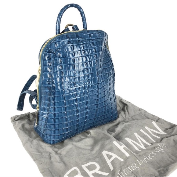 blue brahmin backpack